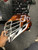 Used Cascade CHROME S Lacrosse Helmet Orange One Size 11162-S000452323 View 2