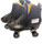 Used Riedell SKATES Senior Roller Quad Skates Black Senior 8 11307-S000264928 View 2