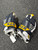 Used STX CELL V GLOVES Lacrosse Gloves Mens Navy Blue MD 11726-S000295343 View 1