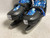 Used DBX ADJ 1-4 Boys Softboot Skate Black And Carolina Blue Adjustable 11855-S000202573 View 3