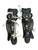 Used Mizuno SAMURAI Catchers Leg Guards Navy Blue And Silver Adult 11890-S000142330 View 2