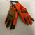 Used Warstic BB/SB Batting Gloves Orange SM 11855-S000202609 View 2