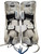 Used Vaughn VELOCITY JR Junior Goalie Pads White 28"+2 11742-S000529231 View 4