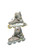 Used K2 SKYE SL Senior Aggressive Skates Grey Senior 8.5 11892-S000030151 View 3