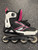 Used Rollerblade SG3 Senior Rec Fitness Skates Pink Adjustable 11162-S000452554 View 3