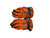 Used STX CELL V Lacrosse Gloves Mens Orange LG 11847-S000034888 View 1