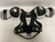 Used DR SP-15 Junior Shoulder Pads Black And Grey SM 11855-S000202733 View 1