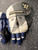 Used Warrior RPM LAX Goalie Gloves M Navy Blue MD 11162-S000452661 View 3