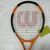 Used Wilson TITANIUM 3 Adult Tennis Racquet Orange 4 1/4" 11855-S000202765 View 2