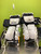 Used Reebok GP 5K Goalie Leg Pads Senior White And Yellow 32" 11686-S000050393 View 2