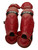 Used All-Star LG76PS Catchers Leg Guards Red Junior 11856-S000028301 View 1