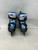 Used DBX ADJ 10-13 Boys Softboot Skate Black And Carolina Blue Adjustable 11836-S000037935 View 2