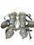 Used Mizuno SAMURAI Catchers Leg Guards Grey Adult View 1