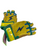 Used BRUCE BOLT Short Cuff Youth Batting Gloves Green MD 11731-S000164249 View 2