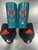 Used Adidas MESSI Soccer Shin Guards Youth Teal MD 11945-S000251834 View 1