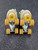 Used RollerDerby PINEAPPLE SKATES Senior Roller Quad Skates White Adjustable 11849-S000039437 View 3
