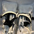 Used Vaughn BLACK/WHITE Goalie Leg Pads Inter White 31 1/2" 11878-S000028117 View 4