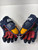 Used Bauer VAPOR X2.9 SMALL HOLE IN RIGHT THUMB Intermediate Gloves Navy Blue And Yellow 12" 11891-S000317918 View 2