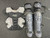 Used Rawlings VELO 2.0 LG/CP 9-12 YOUTH Catchers Leg Guards + Chest 11945-S000251917 View 1