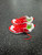 Used Under Armour BASEBALL CLEATS BB/SB Cleats Red Junior 02 11849-S000039478 View 2
