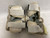 Used Under Armour COM3APM Lacrosse Arm Pads/Guards White LG 11855-S000203113 View 2