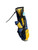 Used Top Flite Junior Golf Stand Bag Navy Blue/Yellow, side view, other side View 3