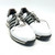 Used Adidas Mens Golf Shoes Black And White Senior 11.5 11805-S000080021 View 3
