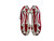 Used Nike HUARACHE BB/SB Cleats Red And Grey Senior 8 11873-S000238941 View 4