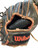 Used Wilson A2K BB/SB Glove RH Throw Black 11 1/4" 11825-S000039789 View 4