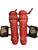 Used MacGregor RED B66 SHINGUARDS PLUS KNEE SAVERS Catchers Leg Guards Red Junior 11884-S000063332 View 1