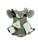 Used Mizuno SAMURAI Catchers Chest Protector Green Adult 11883-S000161403 View 2