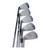 Used Mizuno MP 63 Mens Iron Set RH 6I-PW 11890-S000142725 View 2