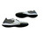 Used Nike TIEMPO Soccer Indoor Shoes Black And White Senior 13 11873-C000239087 View 1