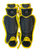 Used USA FORCE 3 SHINGUARDS Catchers Leg Guards Yellow Adult 11706-S000376914 View 4