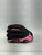 Used Mizuno MVP GMVP1256 RH Throw Fastpitch Gloves Black And Pink 11 1/2" 11879-S000020648 View 3