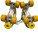 Used RollerDerby PINEAPPLE 12-2 Child Roller Quad Skates Green Adjustable 11721-S000283382 View 4