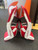 Used Bauer M5 PRO Goalie Leg Pads Inter White And Red 31" 11801-S000064855 View 3
