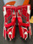 Used Bauer M5 PRO Goalie Leg Pads Inter White And Red 31" 11801-S000064855 View 2