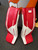 Used Bauer M5 PRO Goalie Leg Pads Inter White And Red 31" 11801-S000064855 View 1
