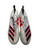 Used Adidas ADIZERO Adult FB Cleats White/Red/Navy Senior 13 11873-S000239196 View 4