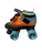 Used Riedell DASH Junior Roller Quad Skates Black Junior 03 11706-S000377065 View 4