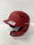 Used Rawlings R16 SR W/EXT Batting Helmet No Mask Red One Size 11891-S000318260 View 1