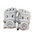 Used Warrior BURN BONE SYSTEM Lacrosse Gloves Mens White LG 11484-S000303834 View 1