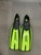 Used CARAVELLE AQUA LUNG FINS Underwater Fins Green Fits all 11614-S000236359 View 1