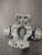 Used SPORTS UNLIMITED XCALIBUR FB Shoulder Pads Grey SM 11726-S000296127 View 2