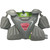 Used Maverik MX Lacrosse Shoulder Pads Grey LG View 1
