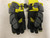 Used STX STALLION 100 Lacrosse Gloves Junior Black And Neon Green 10" 11855-S000203551 View 2
