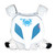 ECD Echo Lacrosse Shoulder Pads, White View 1