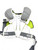 Used STX MAX Lacrosse Shoulder Pads White LG 11860-S000308871 View 4