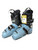 Used Salomon T2 Boys DH Ski Boot Carolina Blue 245 MP - M06.5 - W07.5 View 2